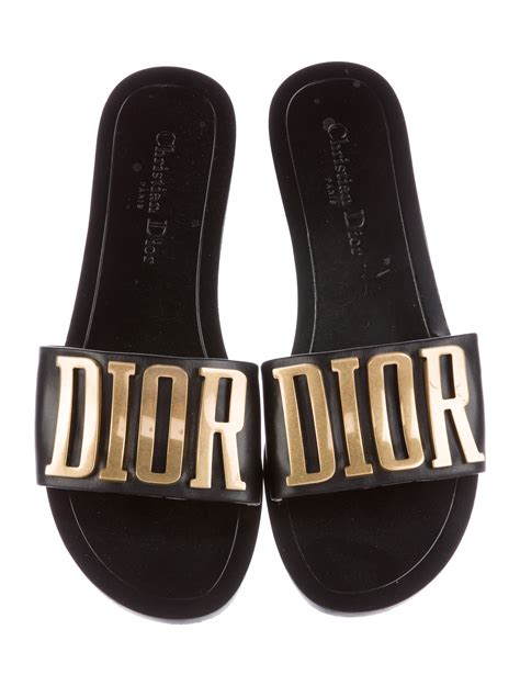 christan dior sandals|Dior sandals women black.